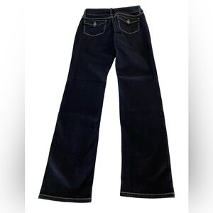 VS Hipster London Jean Women’s Denim Blue Jeans Back Button Pockets Size 6